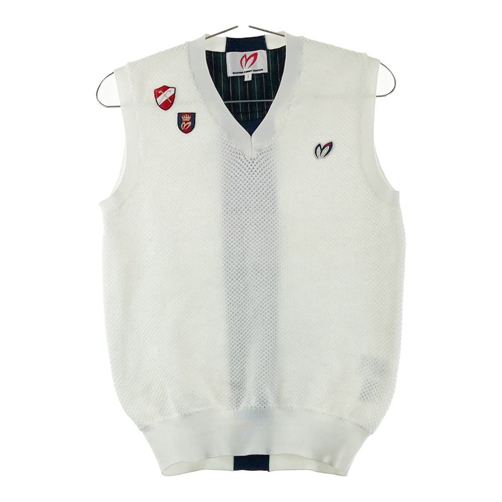 [新品未使用] MASTER BUNNY レディースゴルフニットベストMサイズ サイズ：1 MASTER BUNNY EDITION マスターバニーエディション ニット