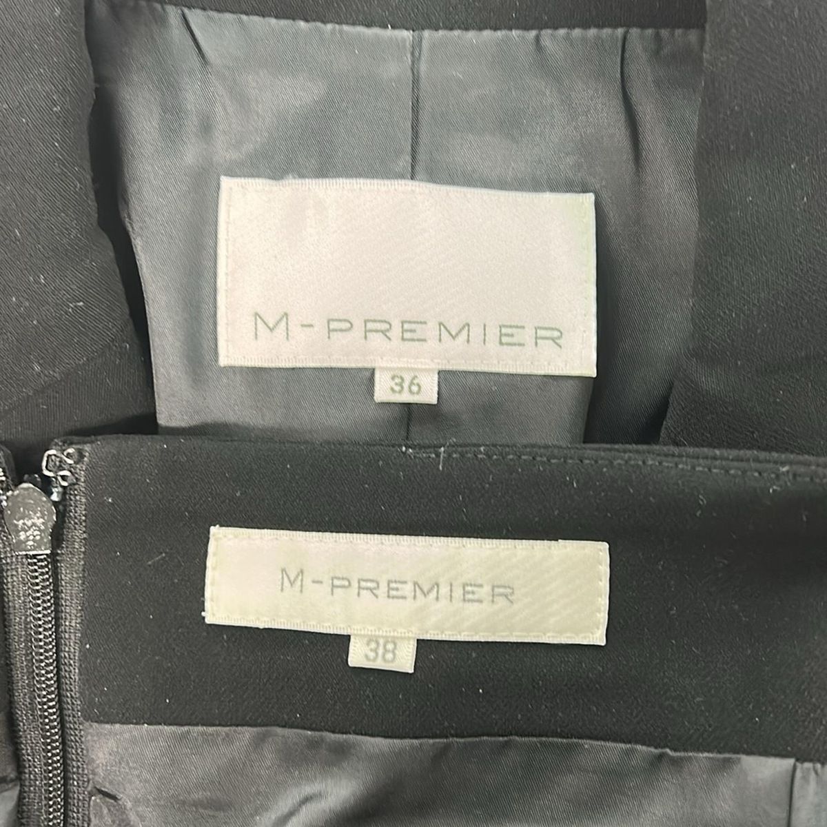 M-PREMIER(エムプルミエ) スカートスーツ レディース - 黒 - メルカリ