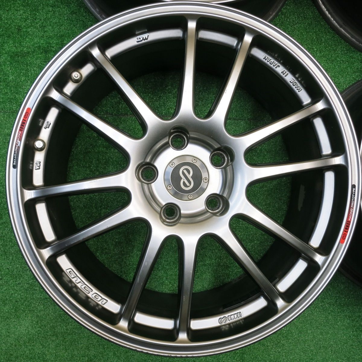 送料無料] 4本価格☆ENKEI GTC01 エンケイ 18インチ ホイール 18×7.5J 