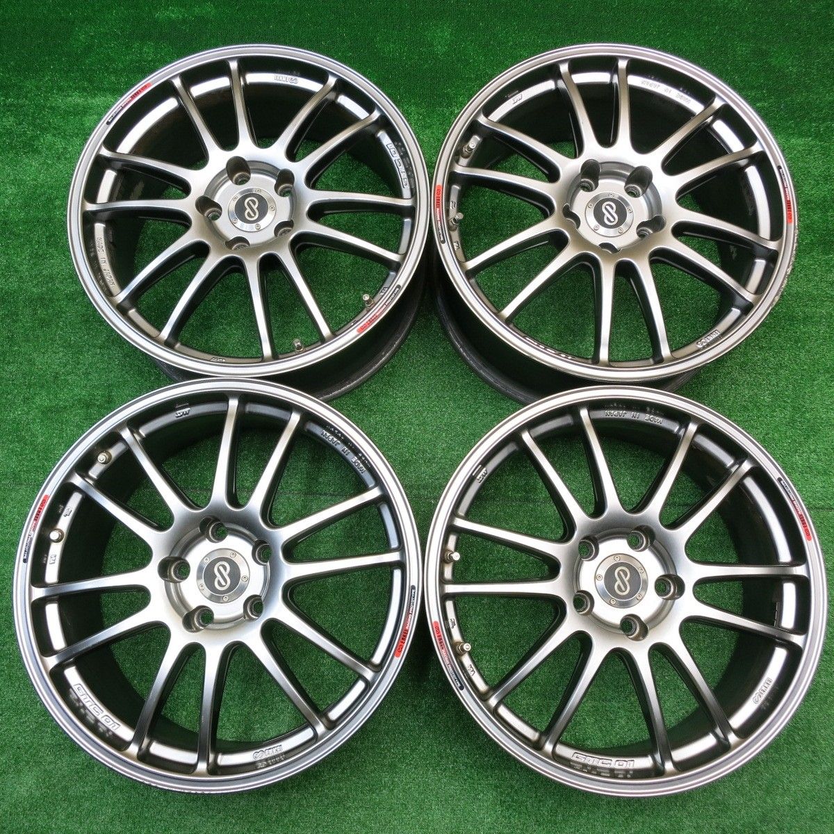 送料無料] 4本価格☆ENKEI GTC01 エンケイ 18インチ ホイール 18×7.5J 