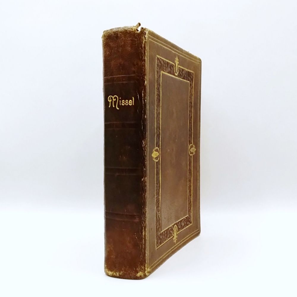 アンティーク 祈祷書 1912年 ベルギー パドヴァの聖アントニオ 革装