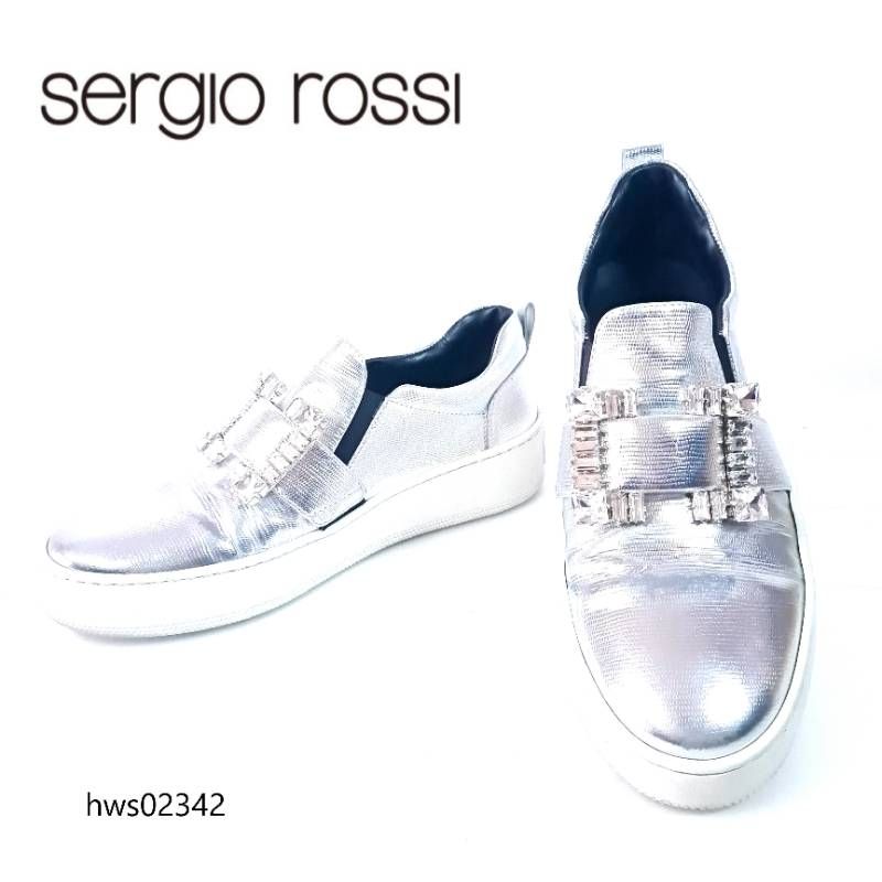 SERGIO ROSSI TWENTY SPORT ローファー スリッポン スニーカー ビジュ