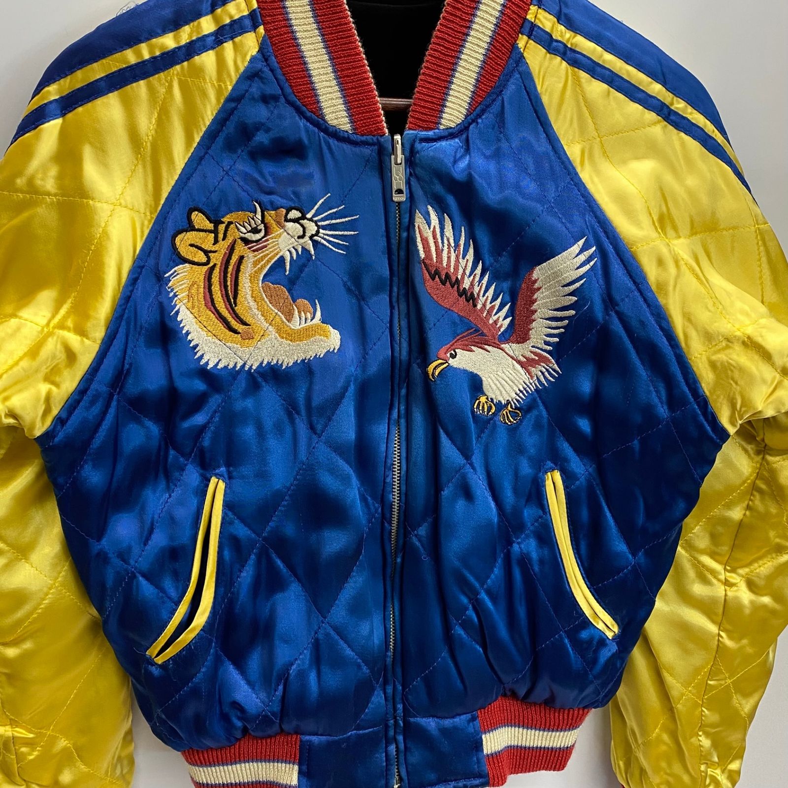 スイッチ Switch 90's 別珍 サテンキルト リバーシブル スカジャン