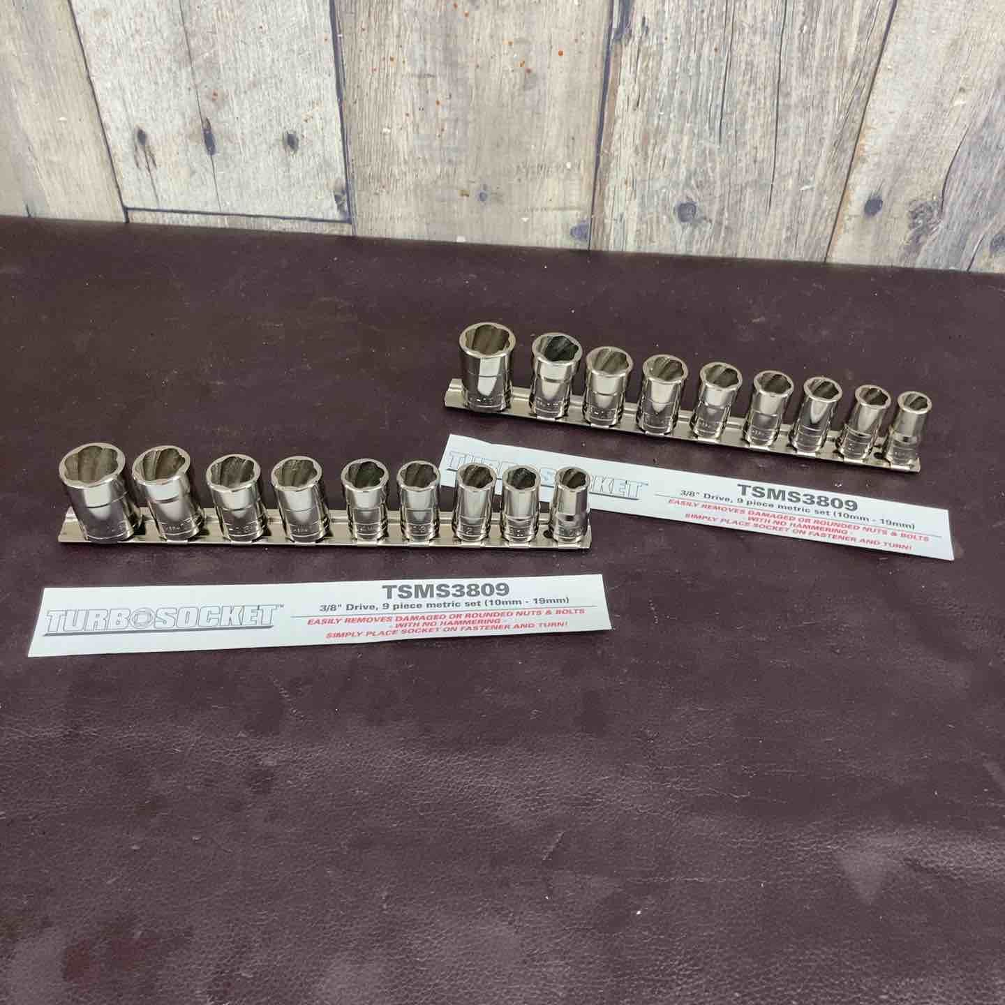 【中古美品】 ウィリアムズ(WILLIAMS) 3/8 (9.5mm) ターボソケットセット 9個セット TSMS3809×2セットまとめ 【東大和店】