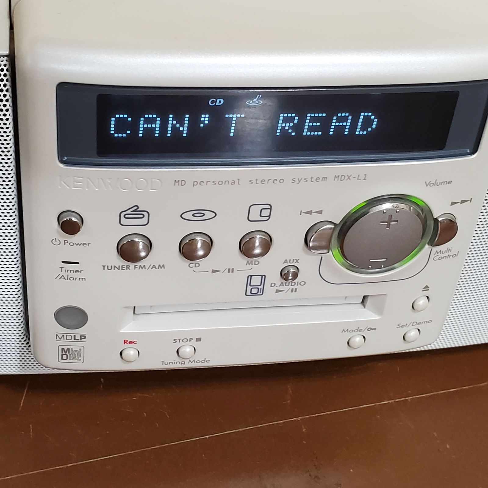 EL6】KENWOOD ケンウッド MDパーソナルステレオシステム MDX-L1 CD