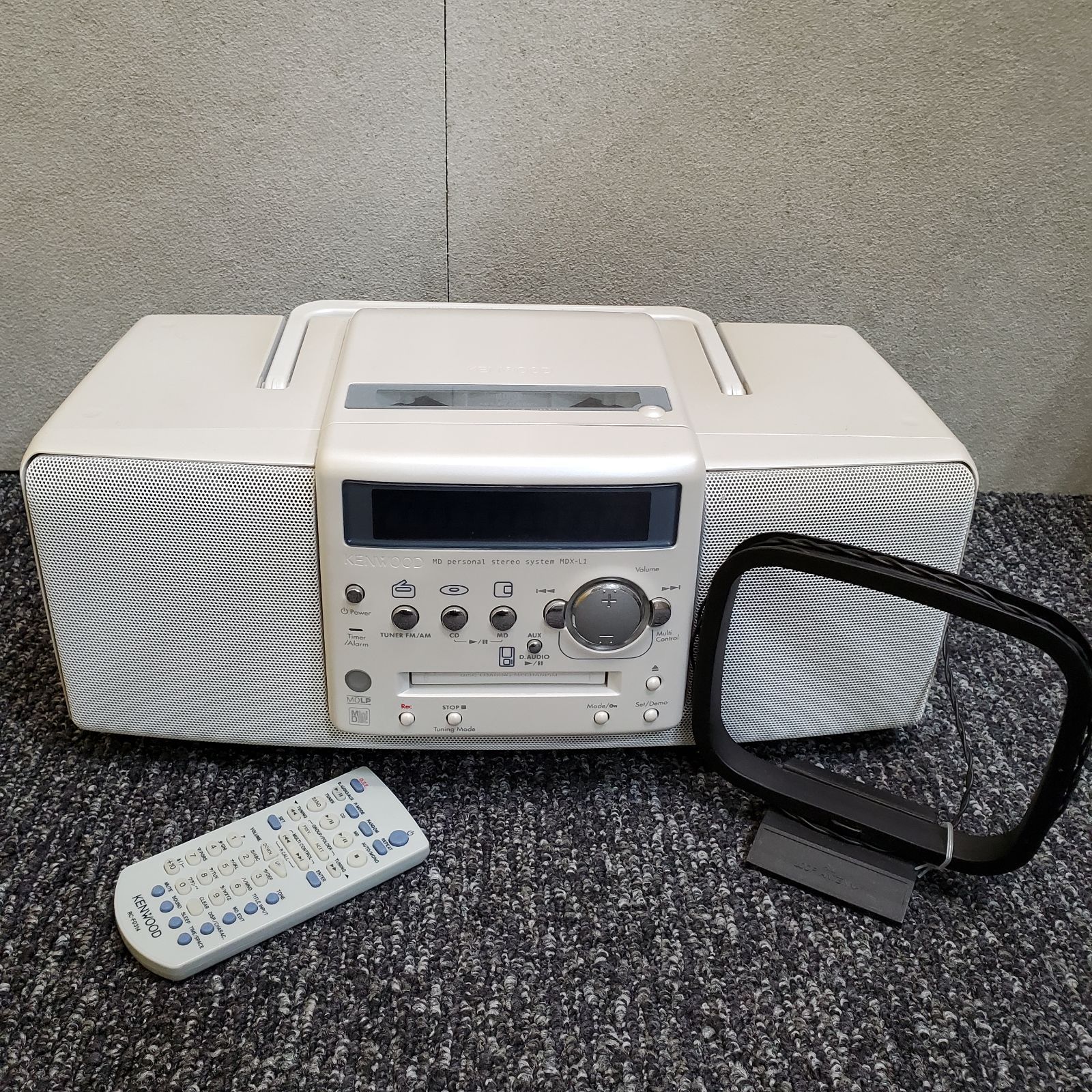 EL6】KENWOOD ケンウッド MDパーソナルステレオシステム MDX-L1 CD