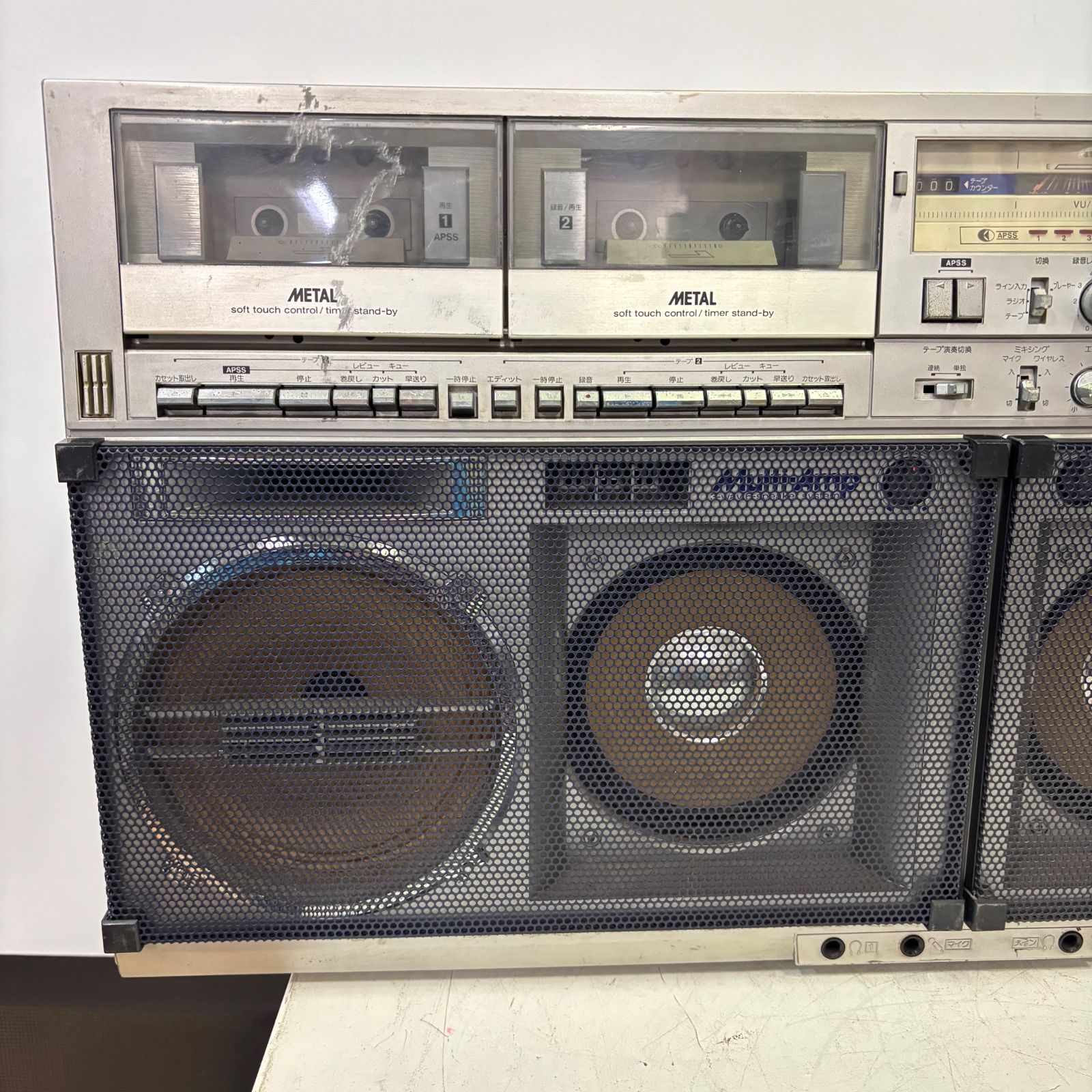 昭和レトロ・レア！】SHARP/シャープ ラジカセ GF-919 - メルカリ