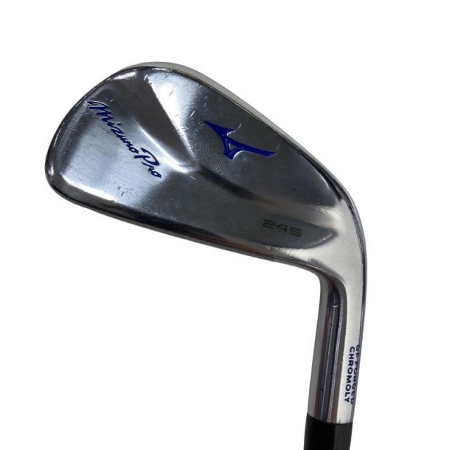 今年8月購入 レフティ左用 ミズノプロ245 アイアン　7本セット 5-P,G ミズノ Mizuno Pro 245 アイアンセット S200フレックス 37.75インチ