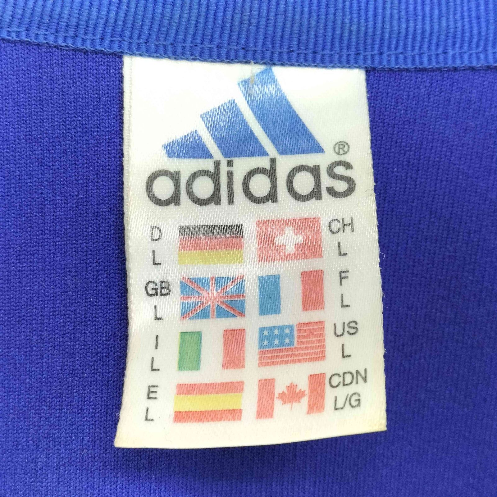 アディダス adidas 90-00s ナンバリングゲーム ジャージ ユニフォーム