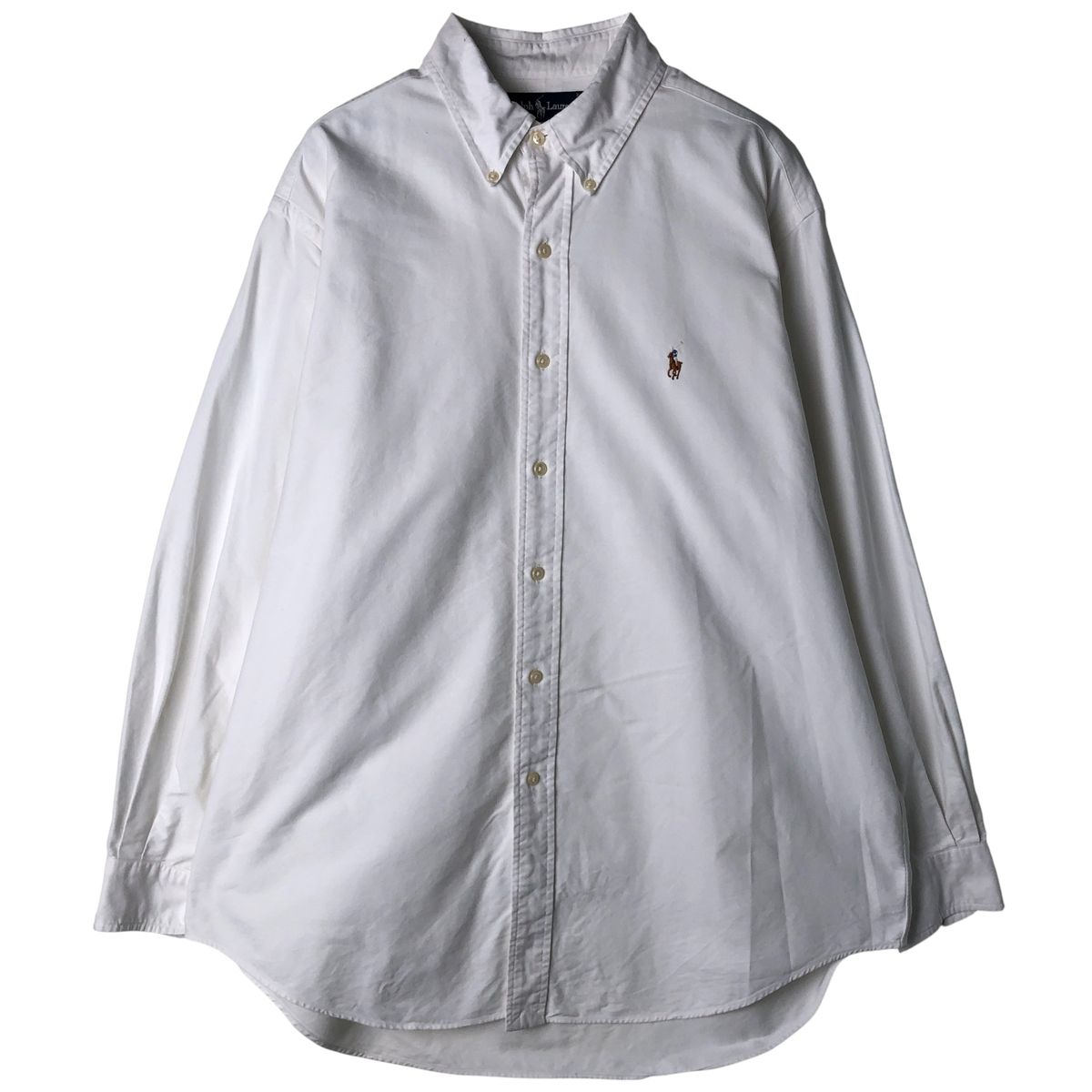 古着 ラルフローレン Ralph Lauren YARMOUTH 長袖 ボタンダウンシャツ メンズL相当/eaa611376