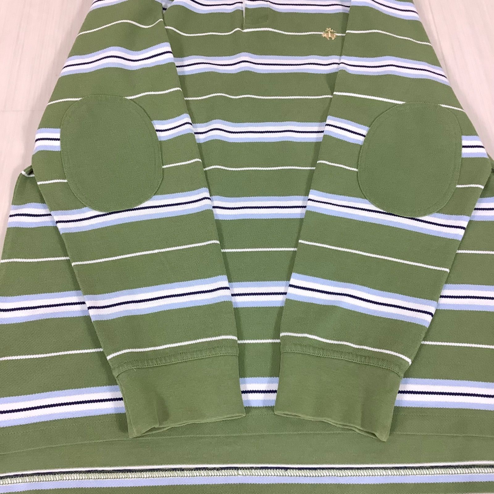 良好】Brooks Brothers ブルックスブラザーズ エルボーパッチ 長袖
