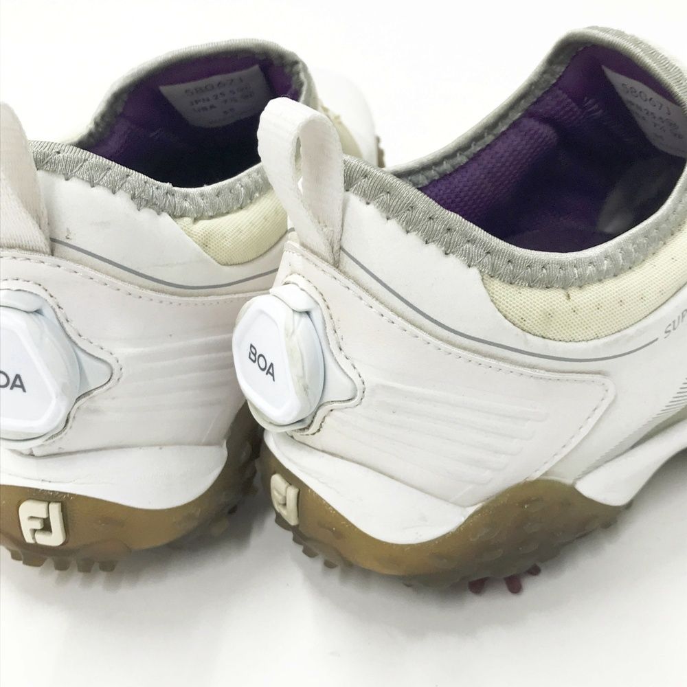 フットジョイ スーパーライト XP スパイクレス Boa FOOT JOY フットジョイ 58067J スーパーライトXP ゴルフシューズ  ホワイト系 25.5cm [240101616213] ゴルフウェア メンズ ストスト (ゴルフシューズ