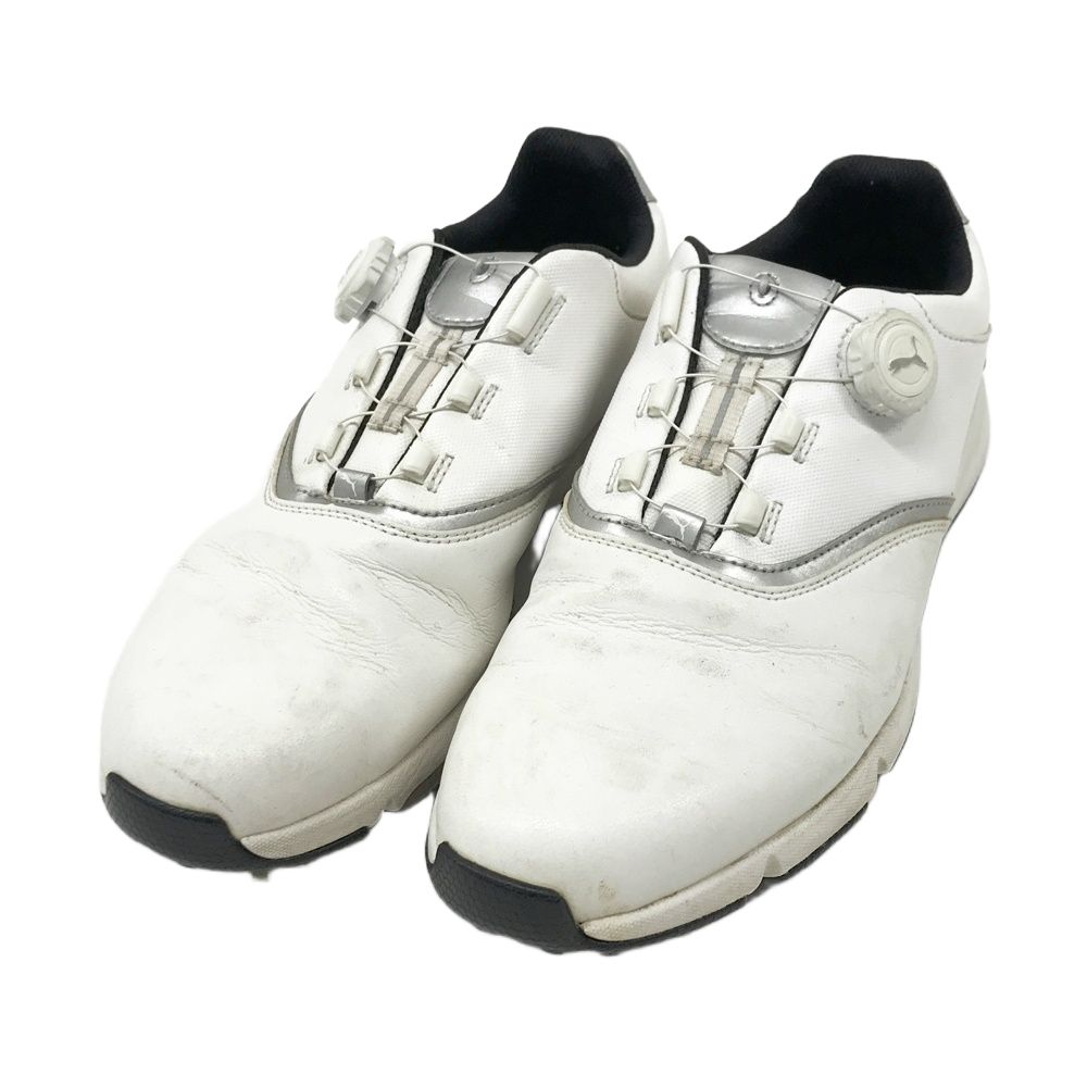  ゴルフシューズ ホワイト 26.5 新品　BOA PUMA GOLF プーマゴルフ ゴルフシューズ BOA IGNITE ホワイト系 26.5