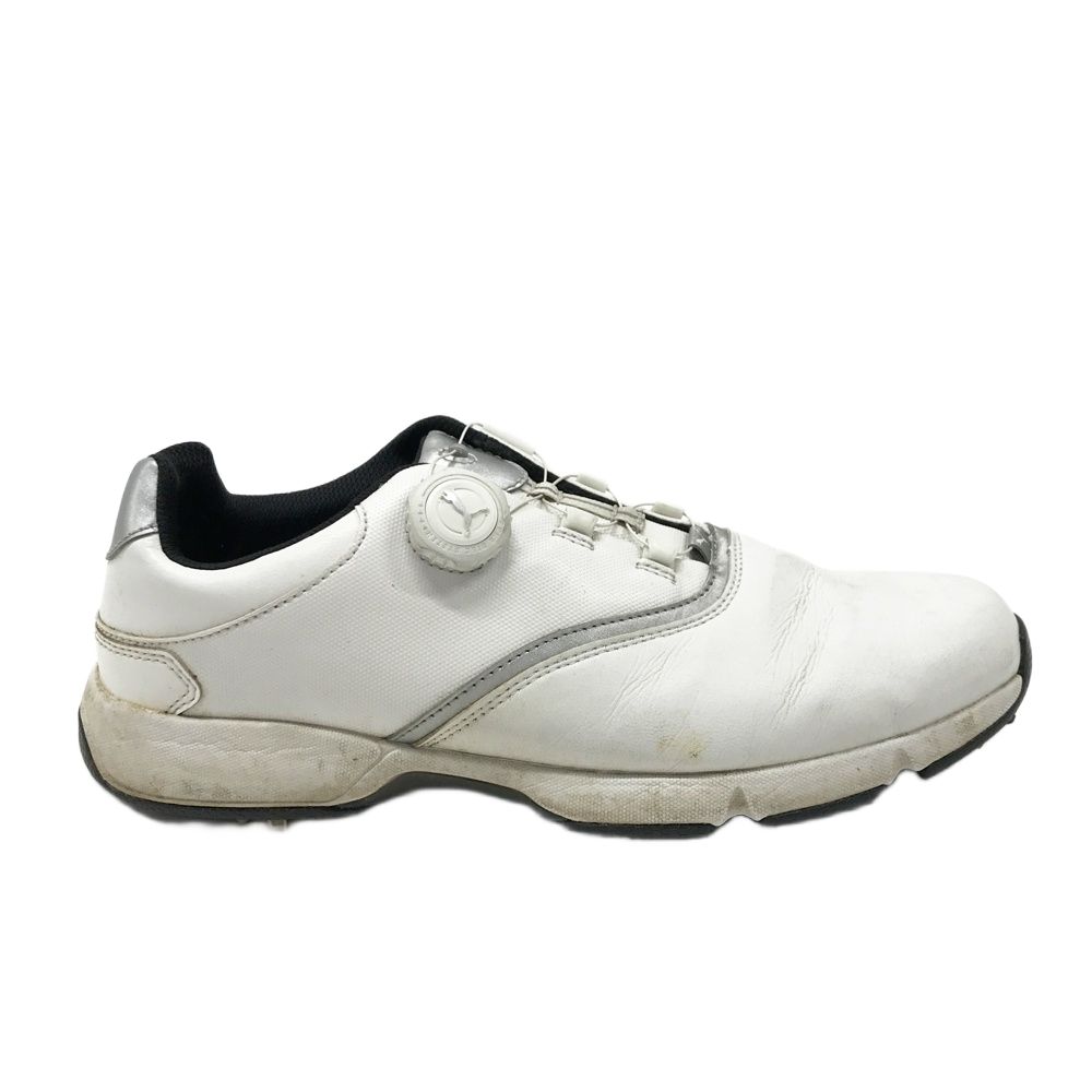  ゴルフシューズ ホワイト 26.5 新品　BOA PUMA GOLF プーマゴルフ ゴルフシューズ BOA IGNITE ホワイト系 26.5