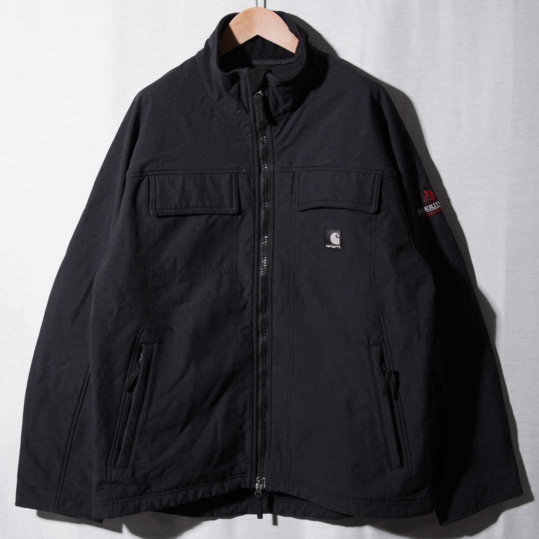 カーハート Carhartt ソフトシェルジャケット XL 相当 表記 L ブラック 