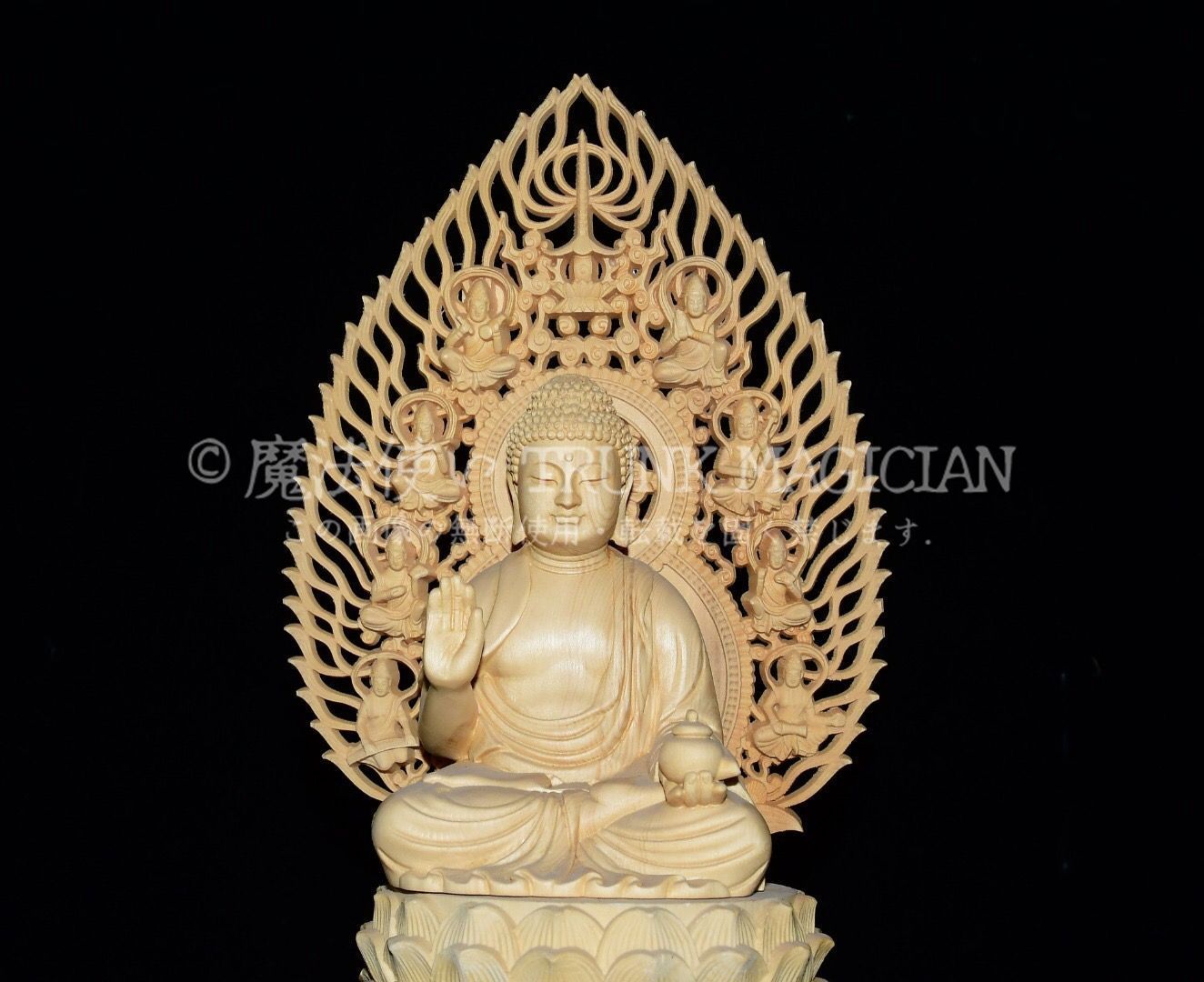 中国美術 唐 古黄楊木 細密彫り 如意 法具 旧家蔵出し 黄楊木細密彫 如意 置物 賞物 文房具 書道品 供養品 古美術