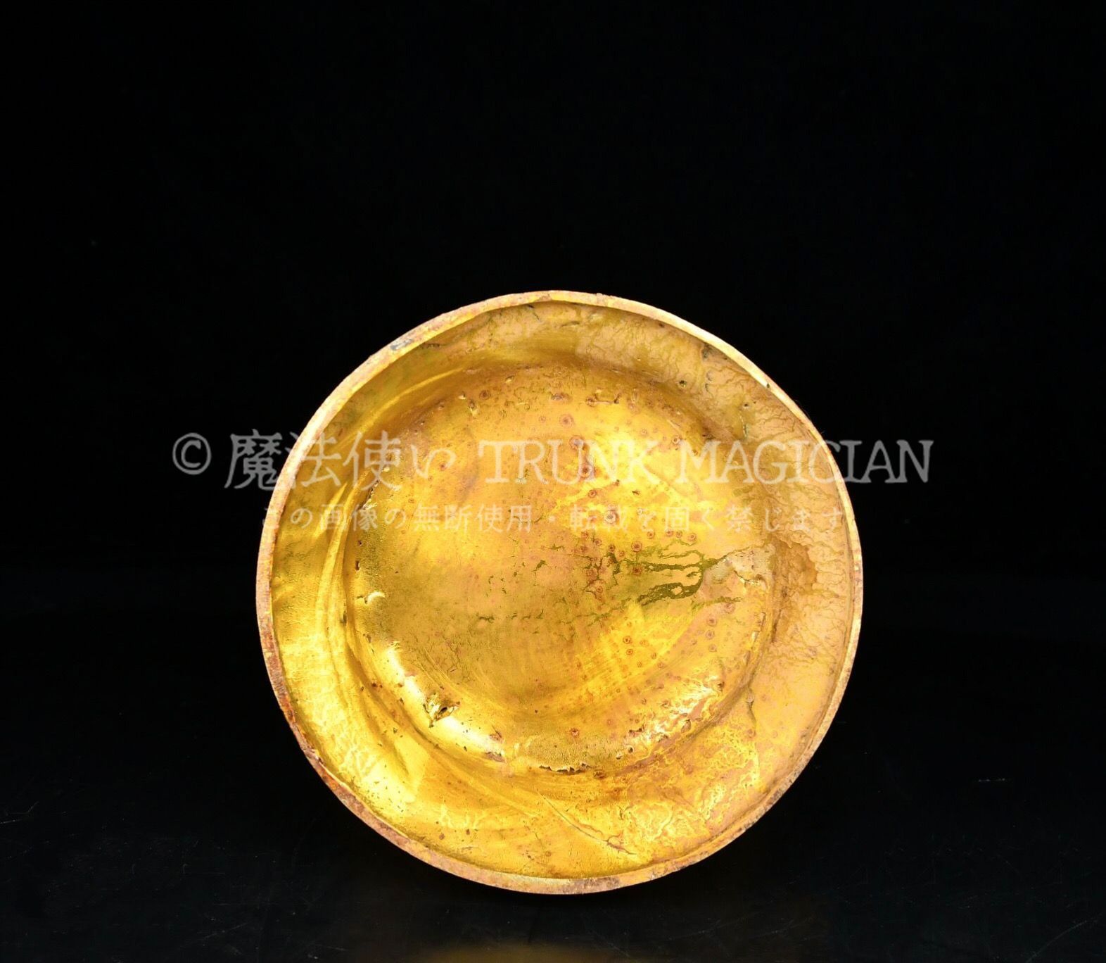 旧家蔵出し 戦 青銅器彫 青銅 塗金 貯備器 酒器 食器 祭祀品 副葬品