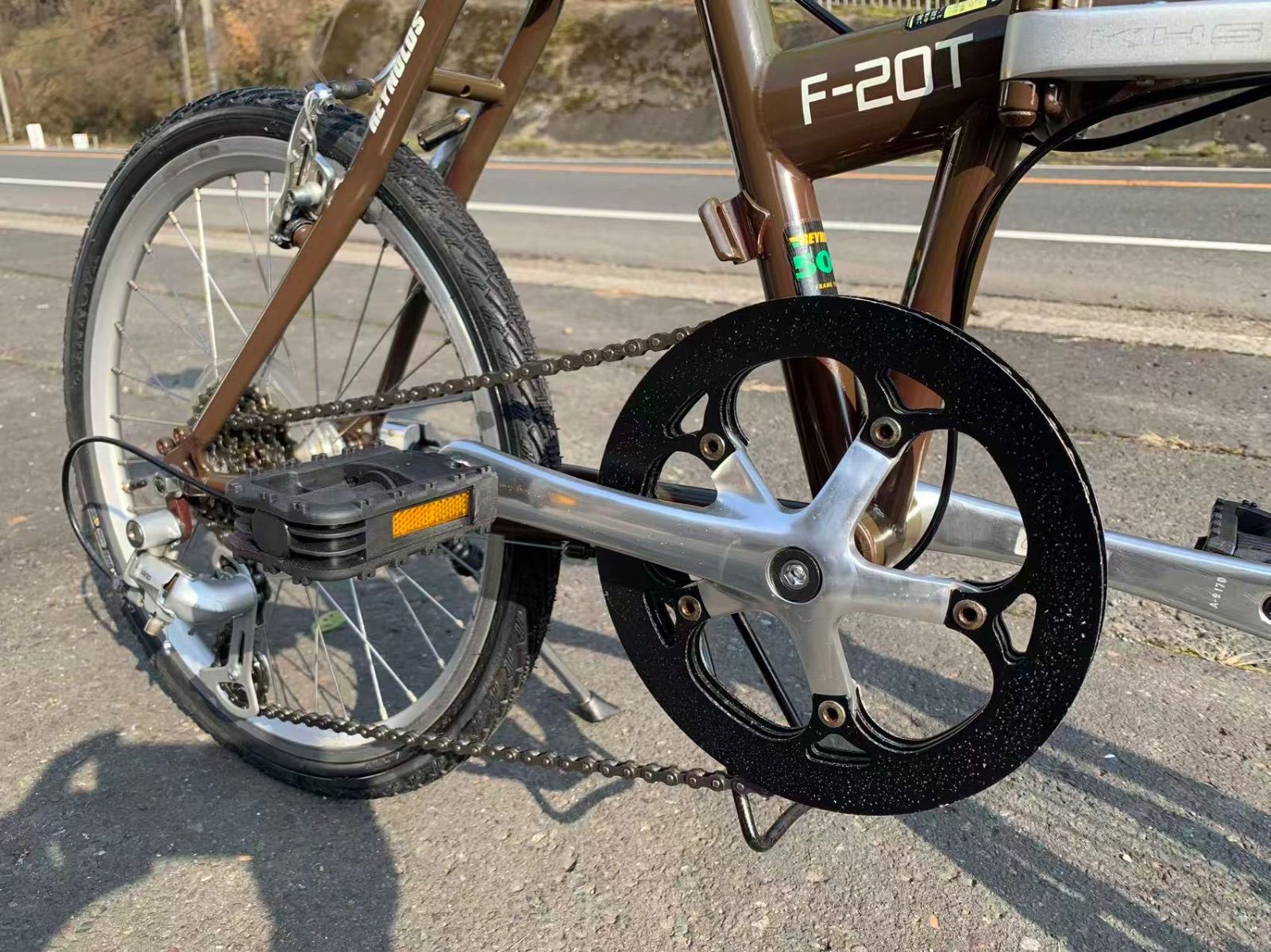 即乘】送料無料 KHS折り畳み自転車 F-20T SHIMANO 8速 ミニベロ 小径車