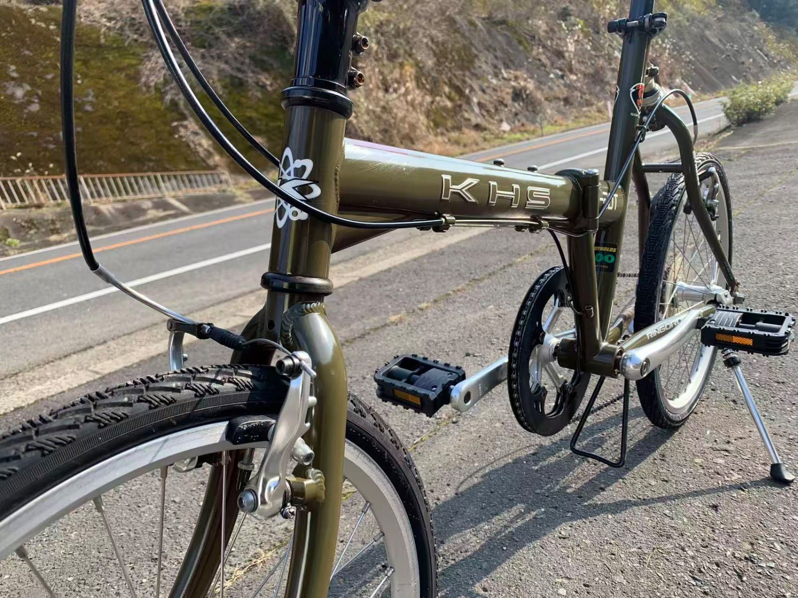 即乘】送料無料 KHS折り畳み自転車 F-20T SHIMANO 8速 ミニベロ 小径車