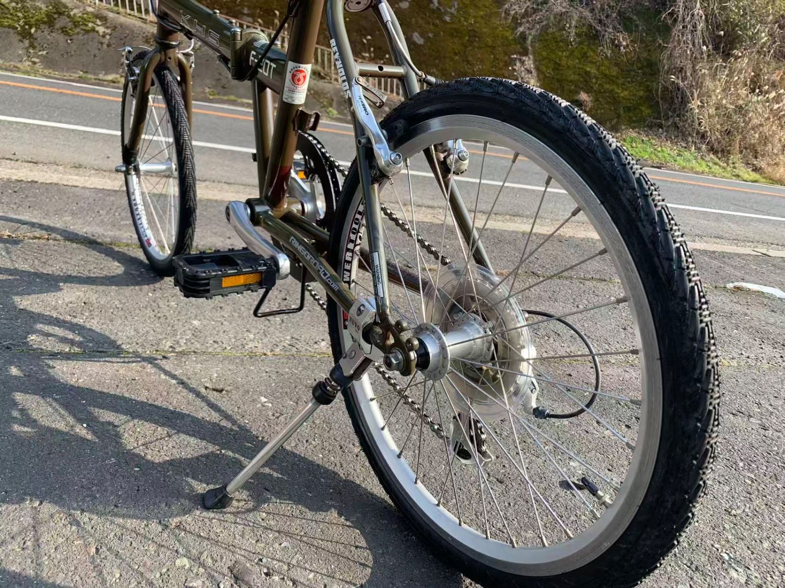 即乘】送料無料 KHS折り畳み自転車 F-20T SHIMANO 8速 ミニベロ 小径車