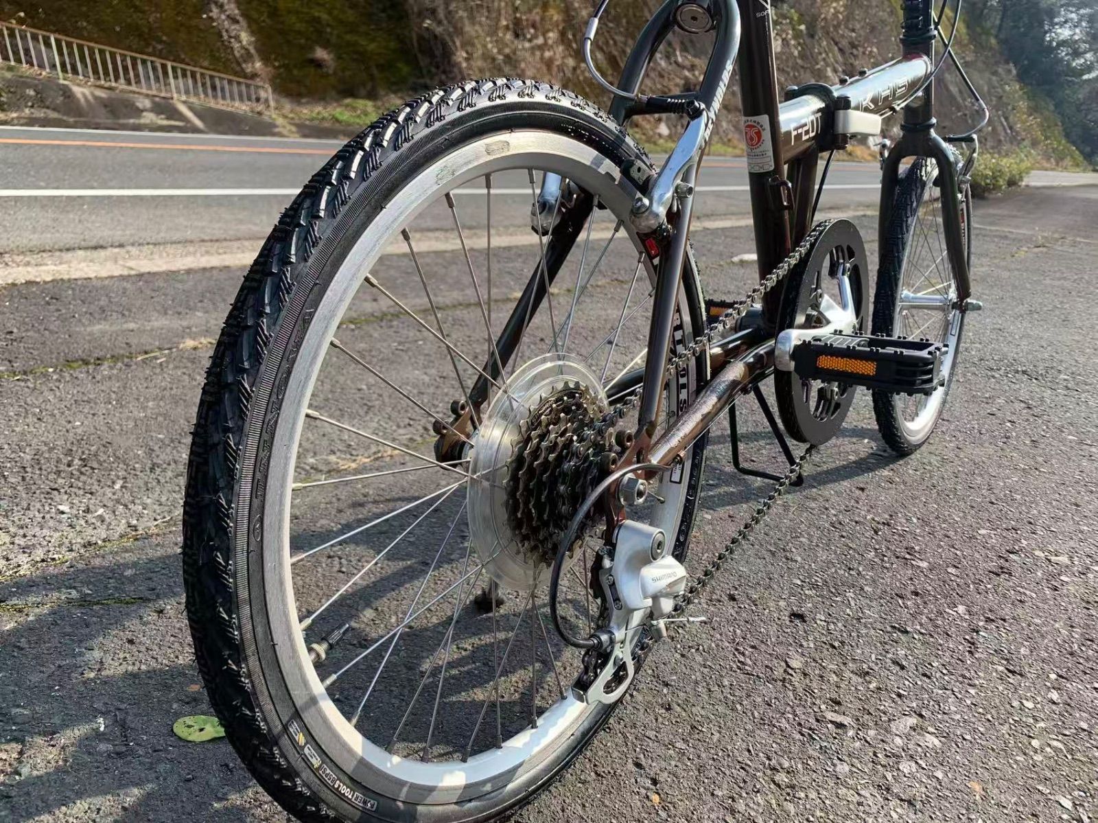 即乘】送料無料 KHS折り畳み自転車 F-20T SHIMANO 8速 ミニベロ 小径車