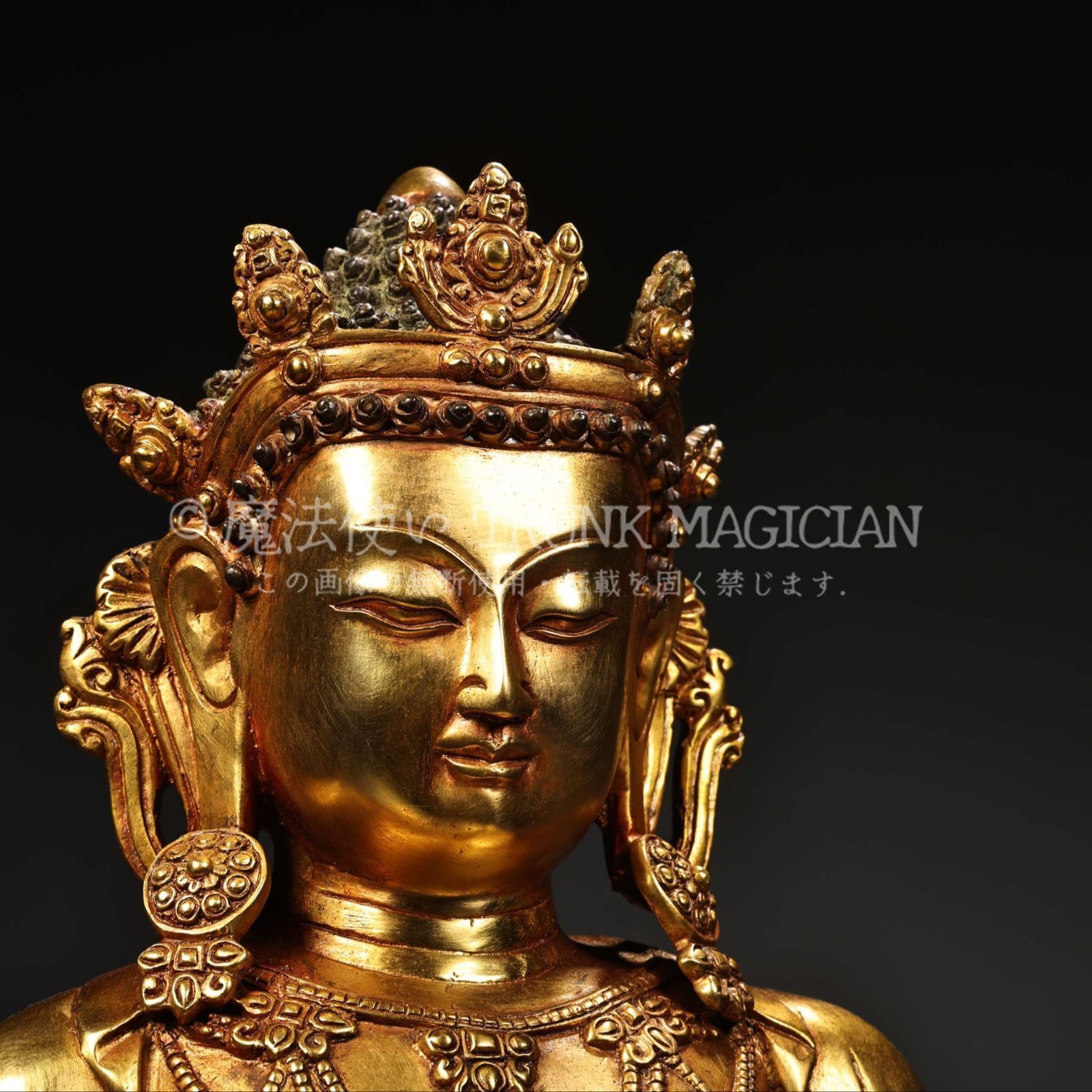 旧家蔵出し 銅製 塗金 長寿仏 仏像 宗教 仏教古美術 供養品 古美術品