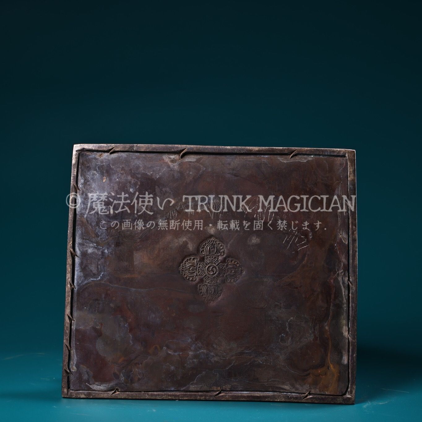 旧家蔵出し 銅製 銀鍍 黄財神像 仏像 宗教 仏教古美術 供養品 古美術品