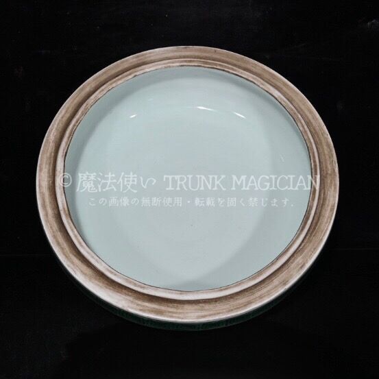 旧家蔵出し 大明宣德年製 綠釉 鴛鴦戲水紋 果盒 古陶瓷器 陶芸 造型