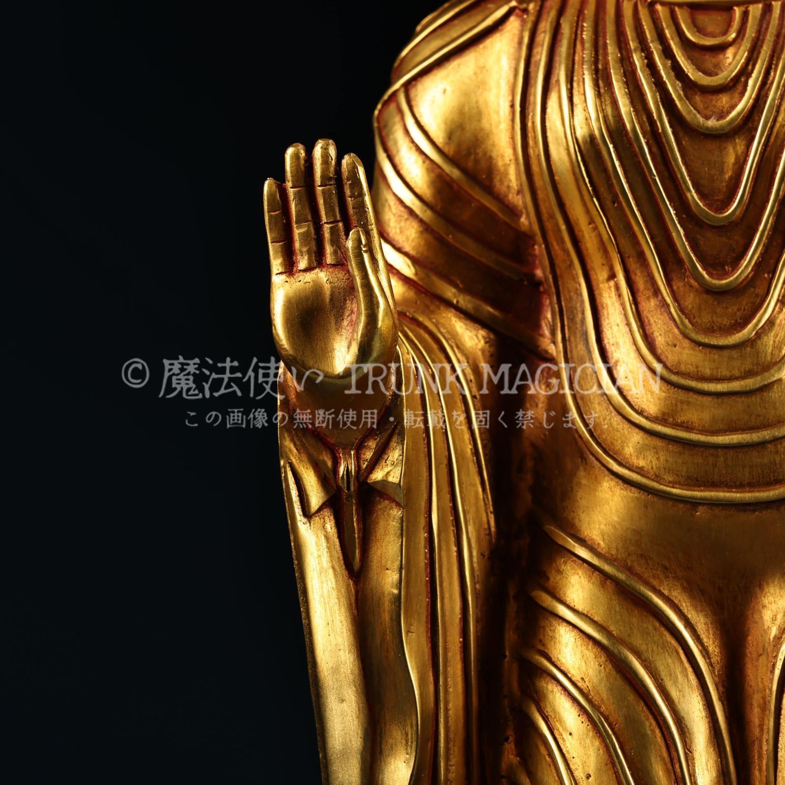 旧家蔵出し 銅製 塗金 浮彫 鏨刻 北魏仏像 仏像 密宗密教 供養品 古