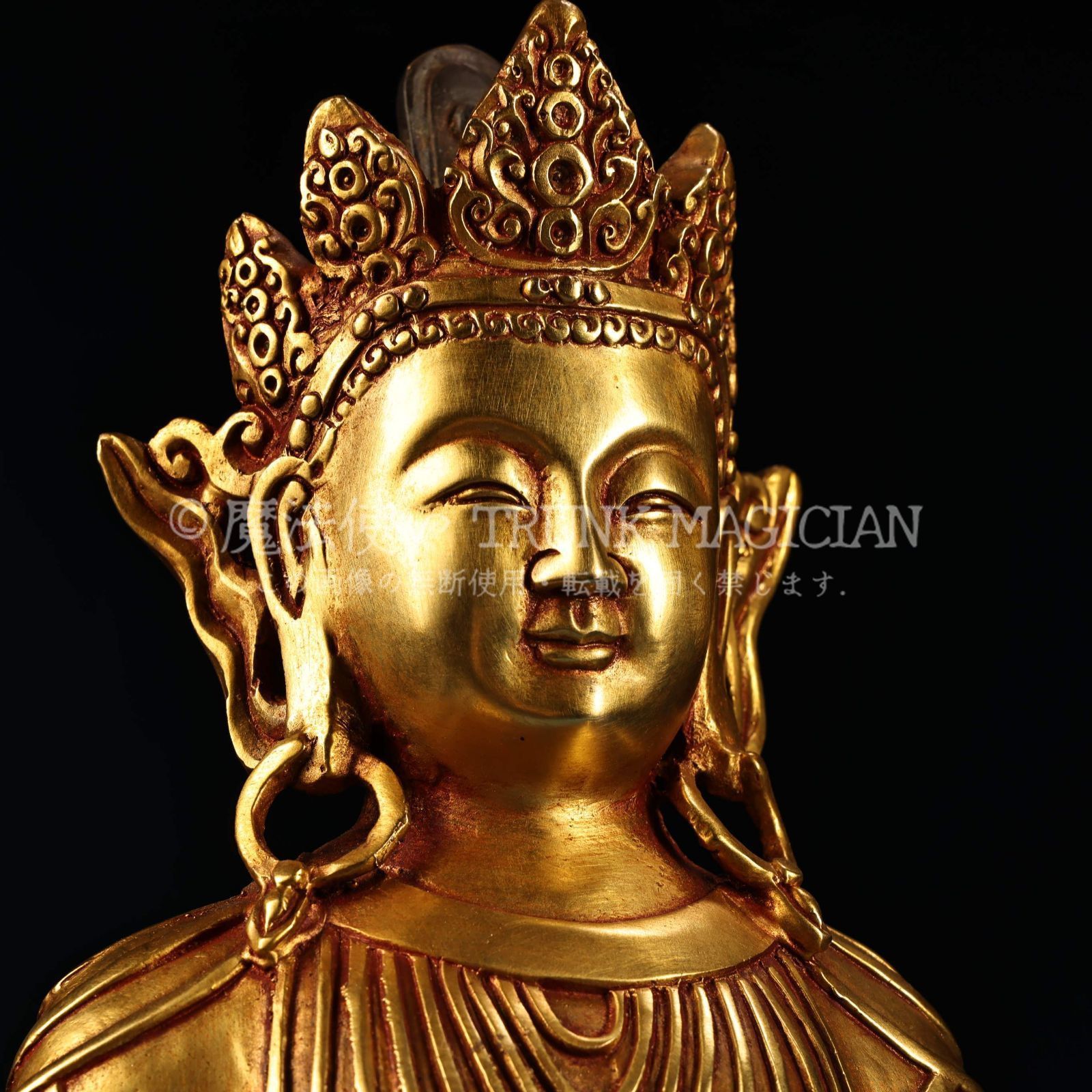 旧家蔵出し 銅製 塗金 浮彫 鏨刻 北魏仏像 仏像 密宗密教 供養品 古