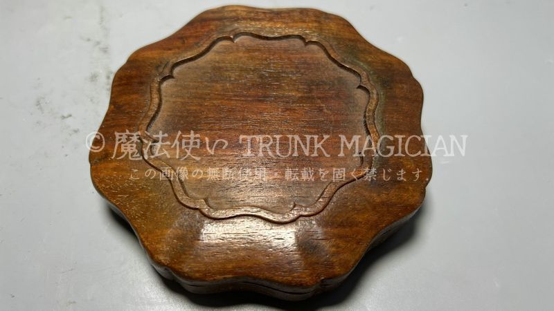 旧家蔵出し 黄楊木細密彫 如意紋 香盒 木盒 収納盒 文房賞物 古美術品