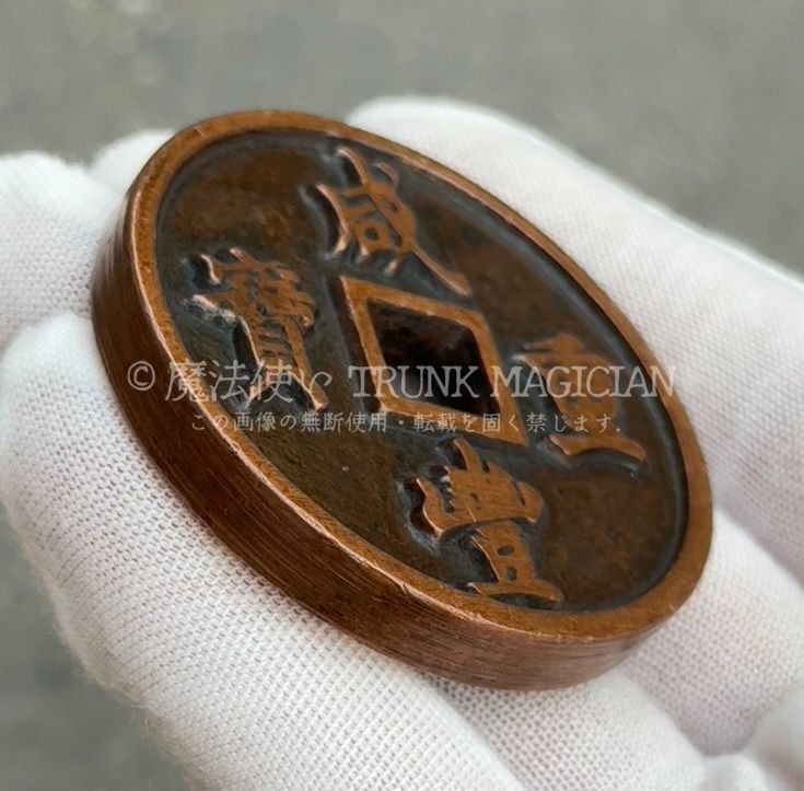 旧家蔵出し 中国古錢 世界 通用 紅銅 咸豐通寶 五十 絵錢 銅錢 銅貨 古