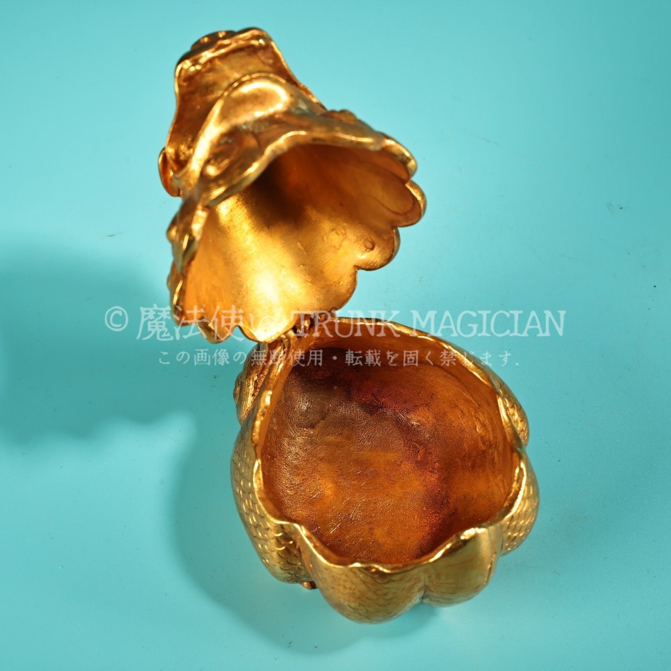 旧家蔵出し 銅製 塗金 瑞獣熏香炉 香道具 逸品仏具 仏具一般 供養品 古