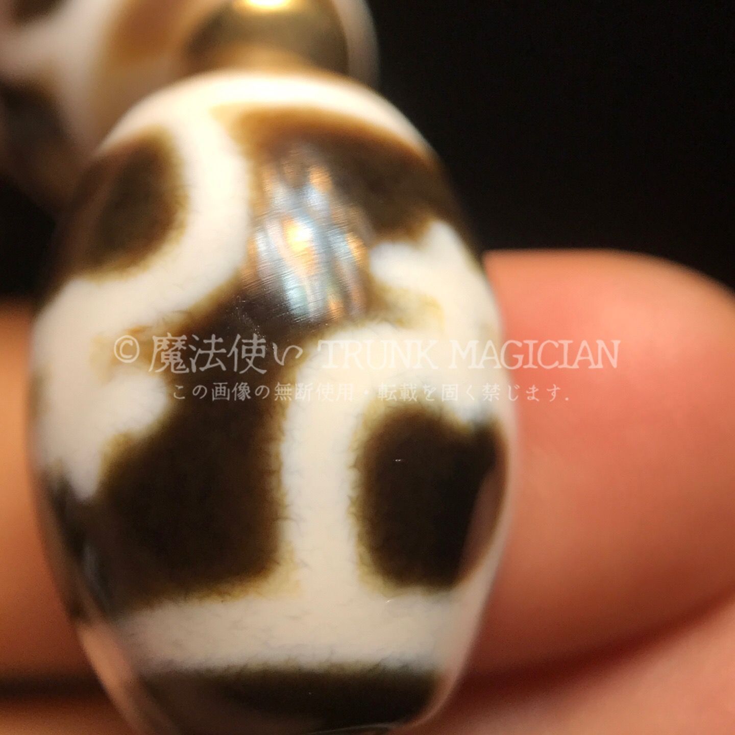 旧家蔵出し 瑪瑙細密彫 自然風化紋 達洛寶瓶天珠手串 根付 供養品 風水