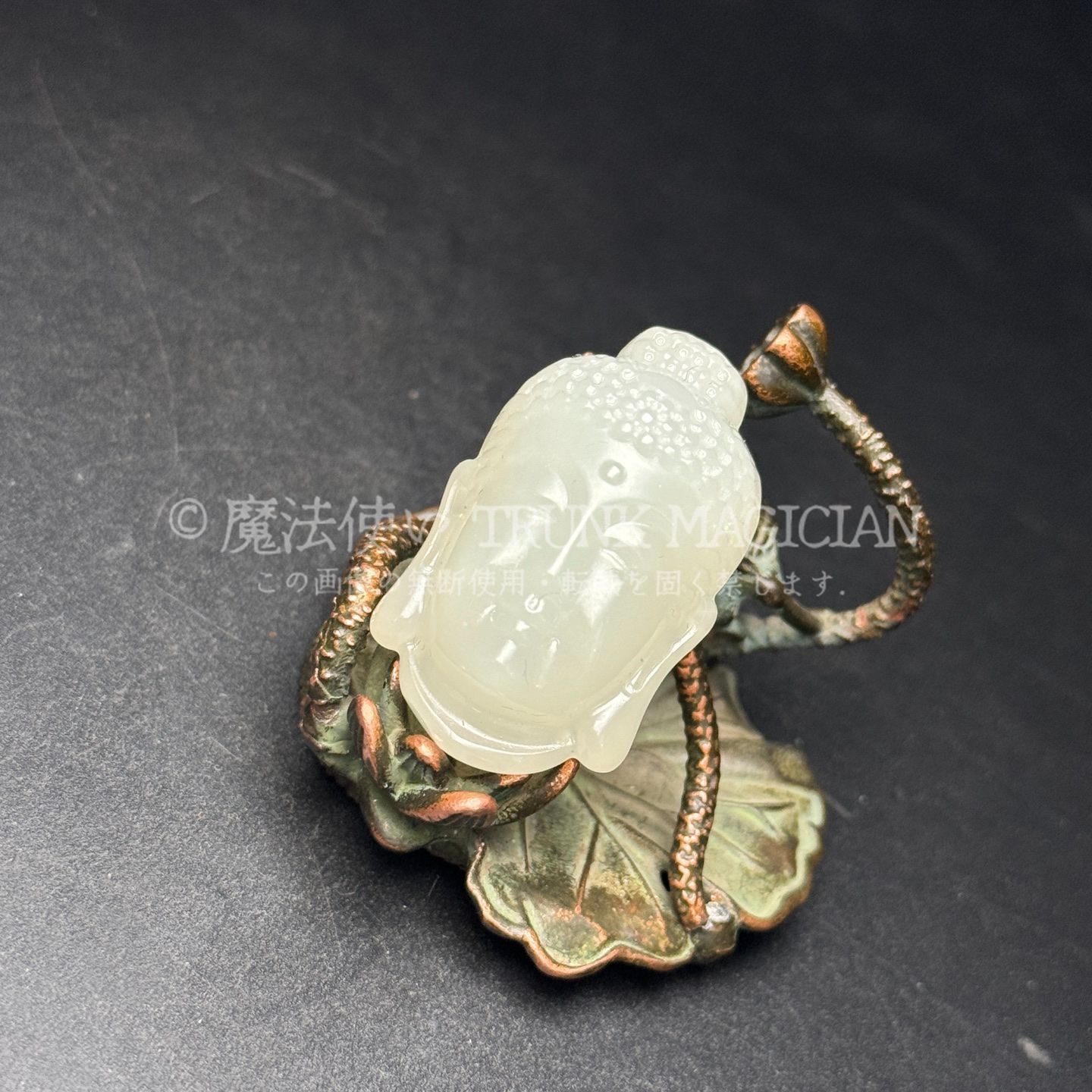 旧家蔵出し 和田玉細密彫 羊脂白玉 仏首 仏像 彫刻 根付 裝身具 賞物