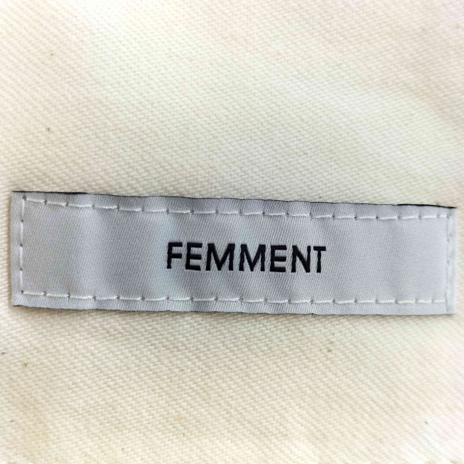 ファモン FEMMENT 2WAYダブルクロスデニムラインパンツ レディース JPN