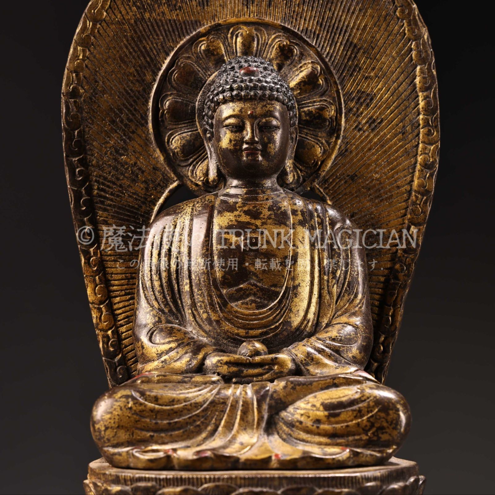 旧家蔵出し 銅製 泥金 如來仏祖像 仏像 仏教古美術 密宗密教 供養品 古