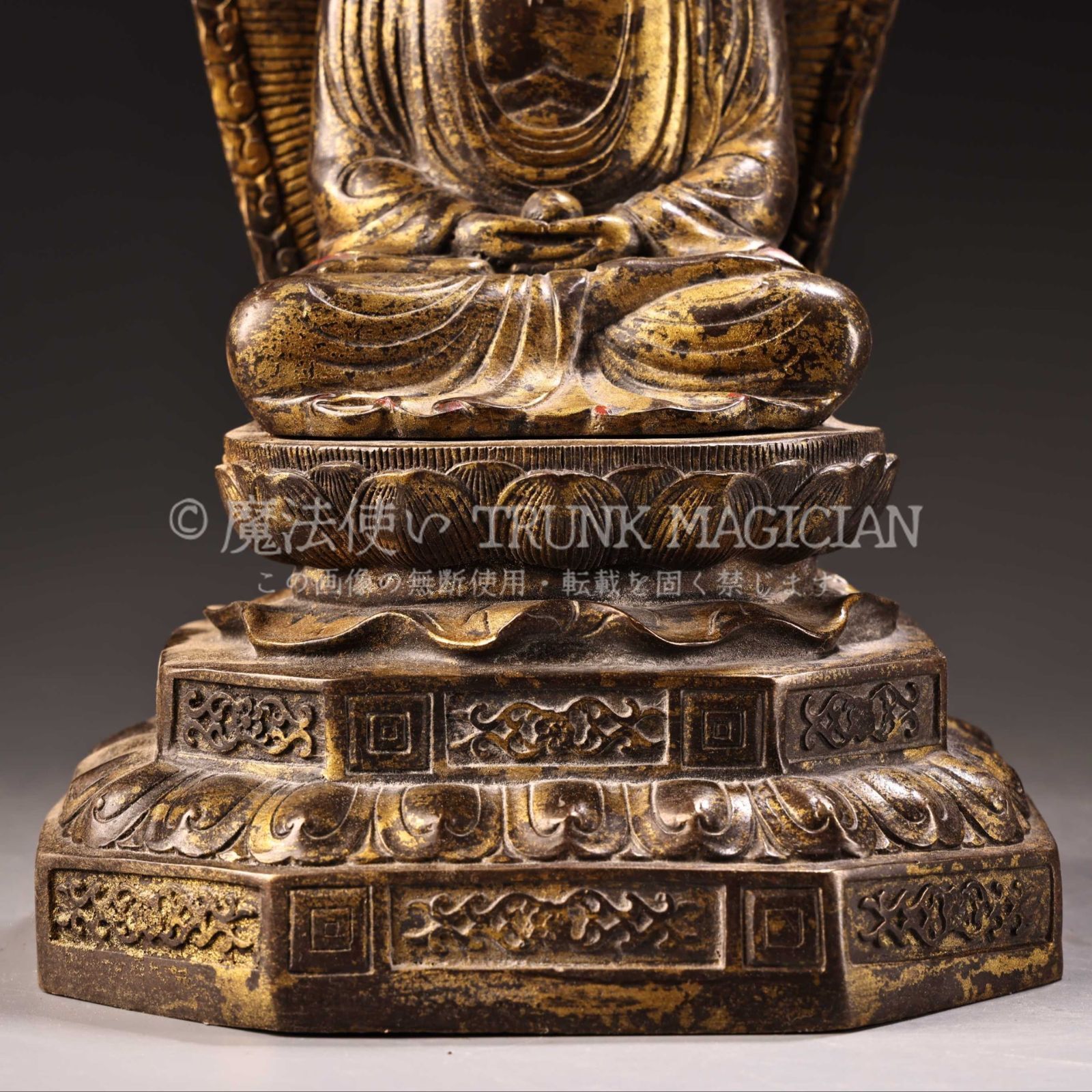 旧家蔵出し 銅製 泥金 如來仏祖像 仏像 仏教古美術 密宗密教 供養品 古