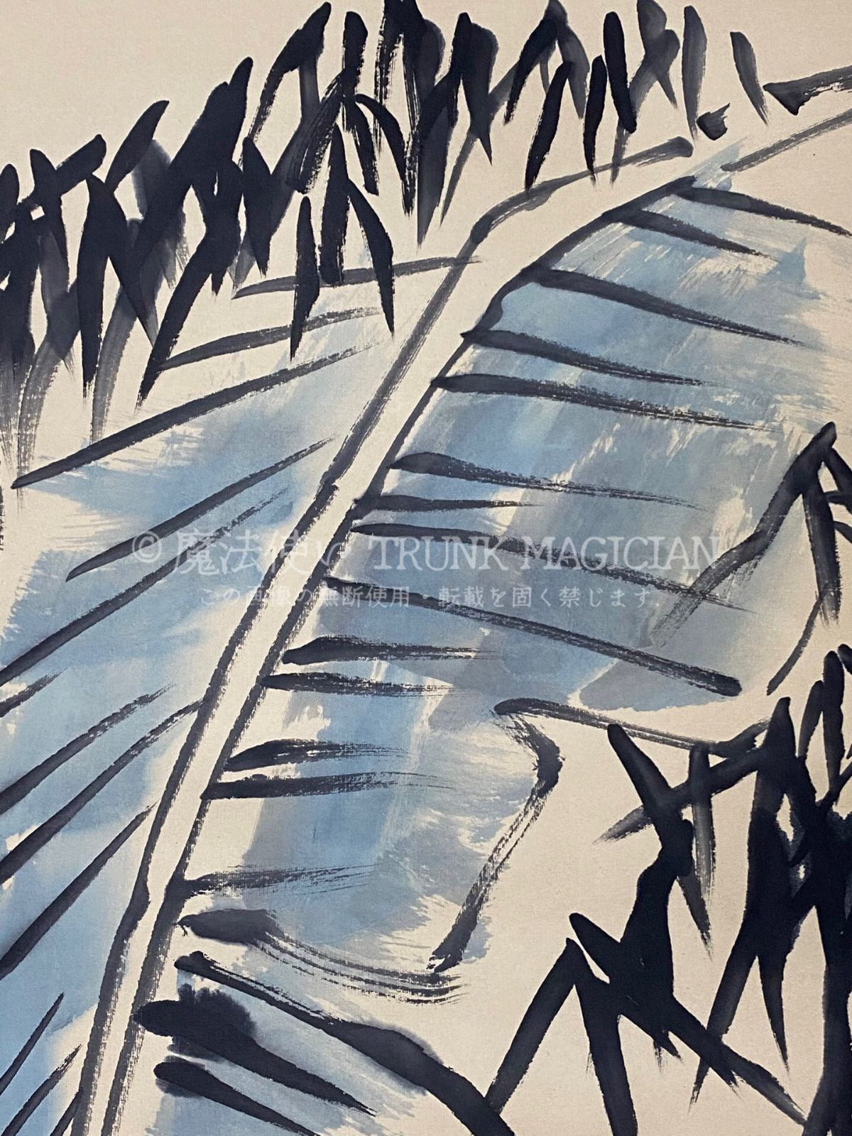 旧家蔵出し 四尺中堂画 李苦禅 花鳥画 宣紙 肉筆紙本 掛軸 中国画 中国