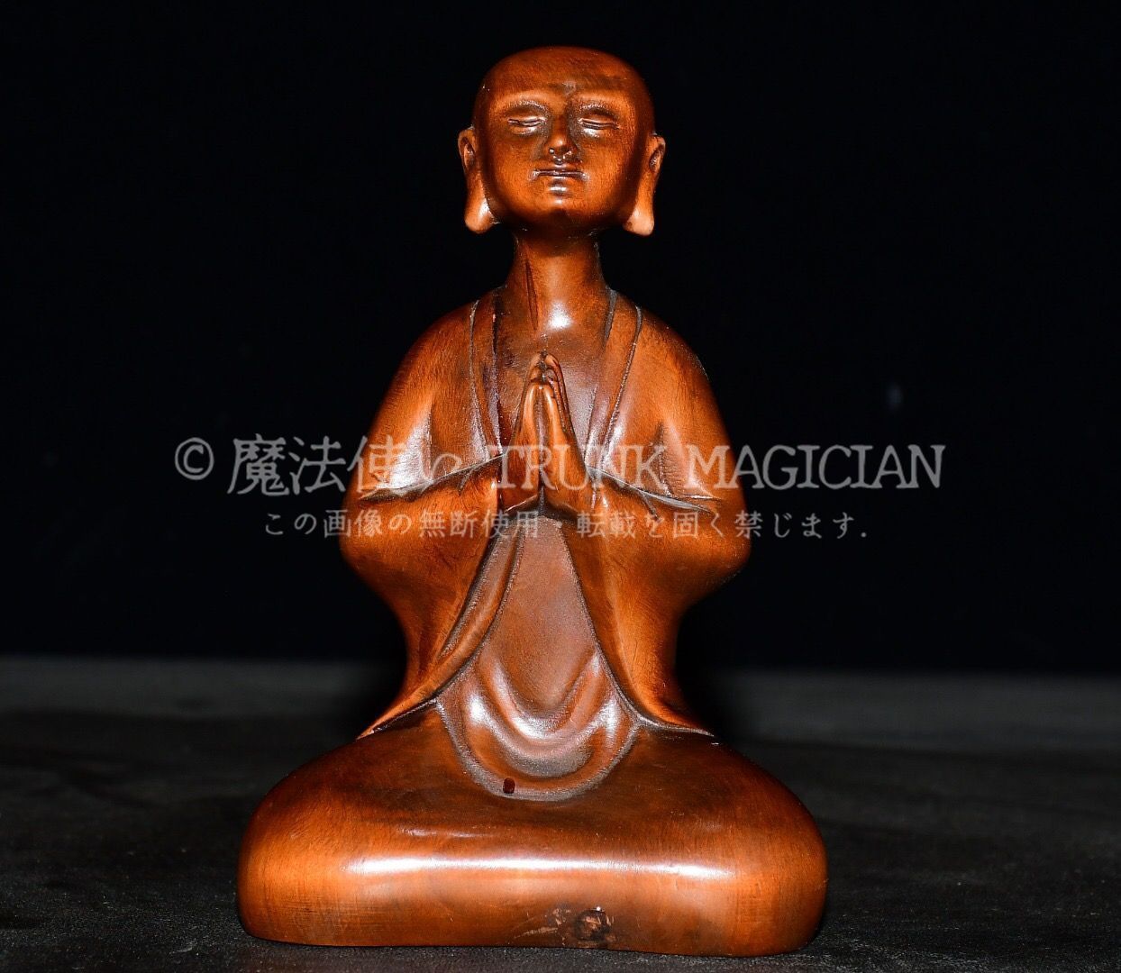 旧家蔵出し 黄楊木細密彫 悟道 密教上品 賞物 供養品 古美術品 収集家