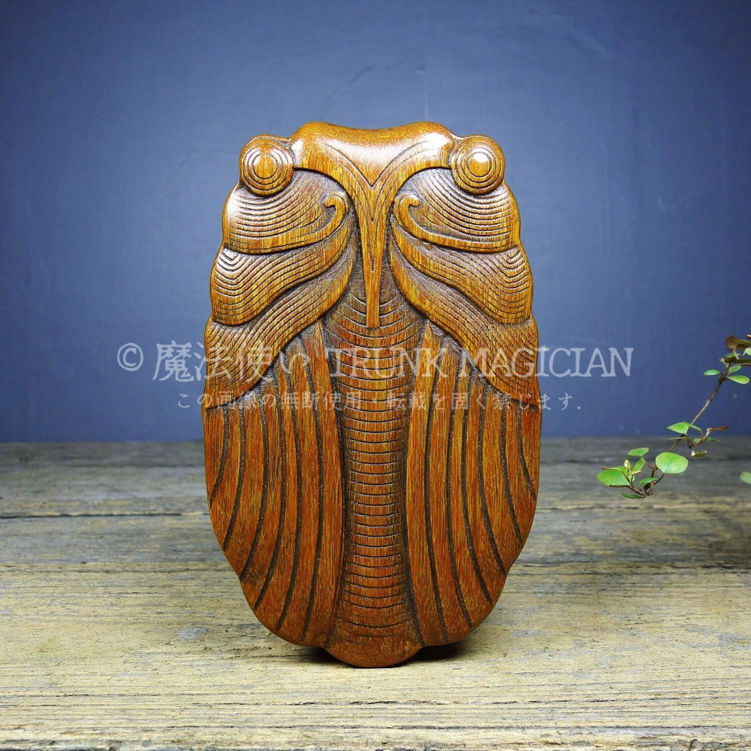 旧家蔵出し 竹黄細密彫 一鳴驚人首飾盒 置物 賞物 供養品 古美術品