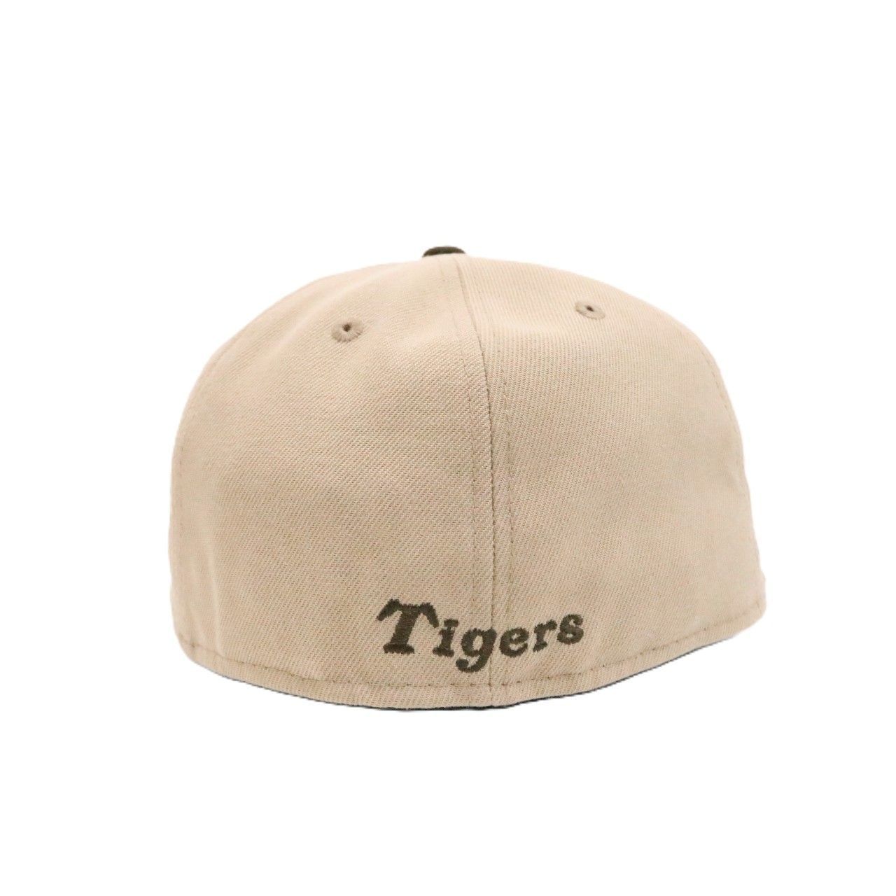 美品 NEWERA 阪神タイガース キャップ ベージュ ブラウン キャメル 中古B】NEWERA ニューエラ 7 58.7 メンズ 帽子キャップ 59FIFTY 阪神