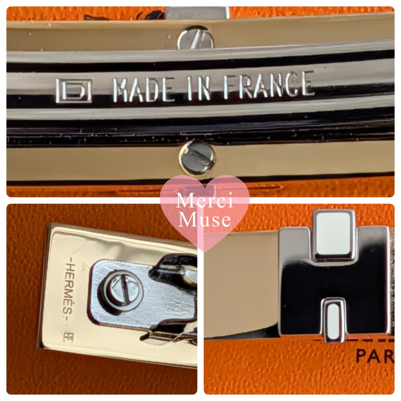 ❤未使用品❤アイリーンバレッタ ホワイト ゴールドxシルバー金具