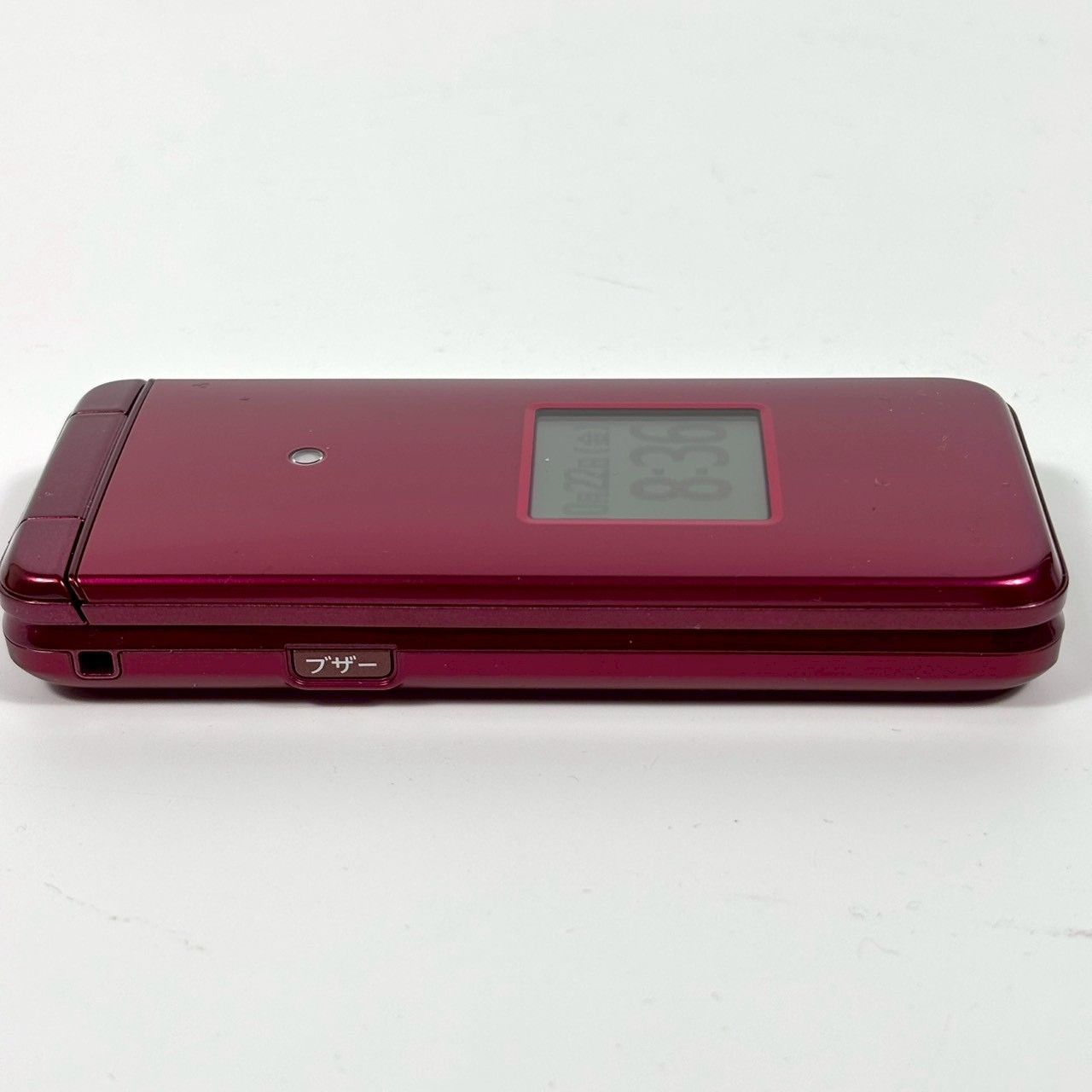 美品】 KYOCERA KYF43 au 折りたたみ式携帯電話 ワインレッド - メルカリ