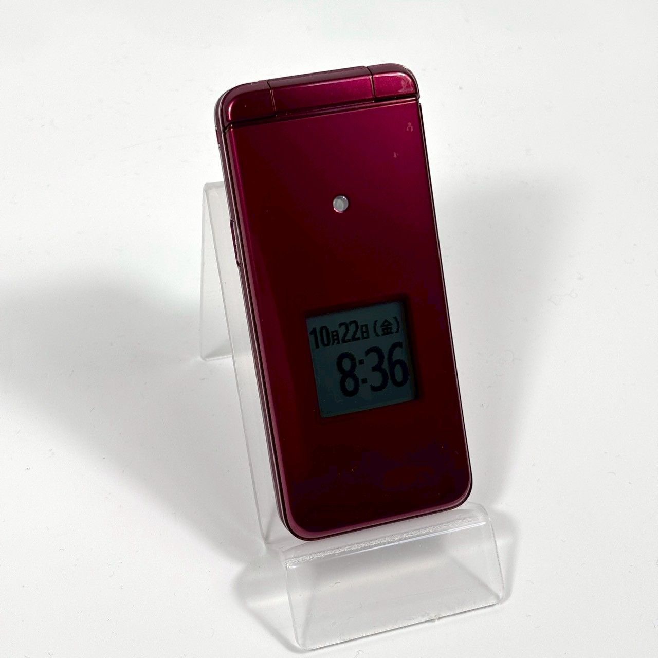 美品】 KYOCERA KYF43 au 折りたたみ式携帯電話 ワインレッド - メルカリ