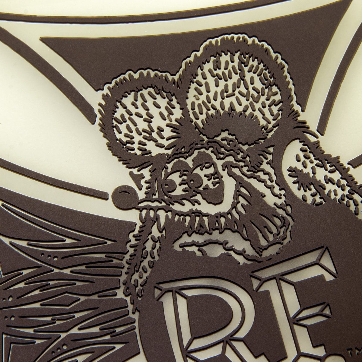 Rat Fink ラバー トレイ 蓄光 アイアン クロス ラットフィンク