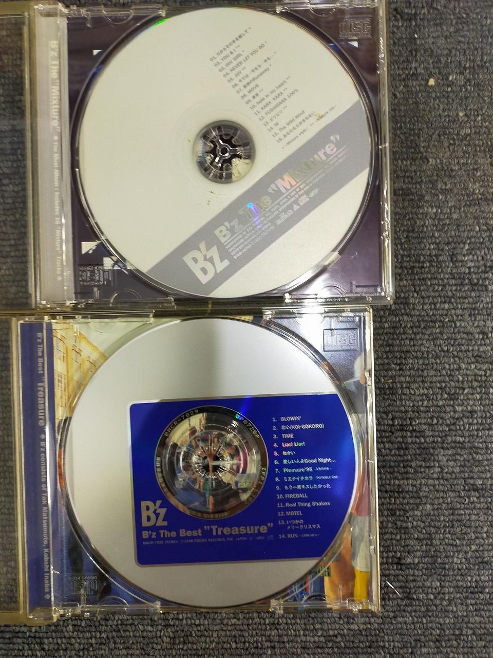 B'z ベストアルバム2枚セット Mixture Treasure CD まとめ売り ビーズ