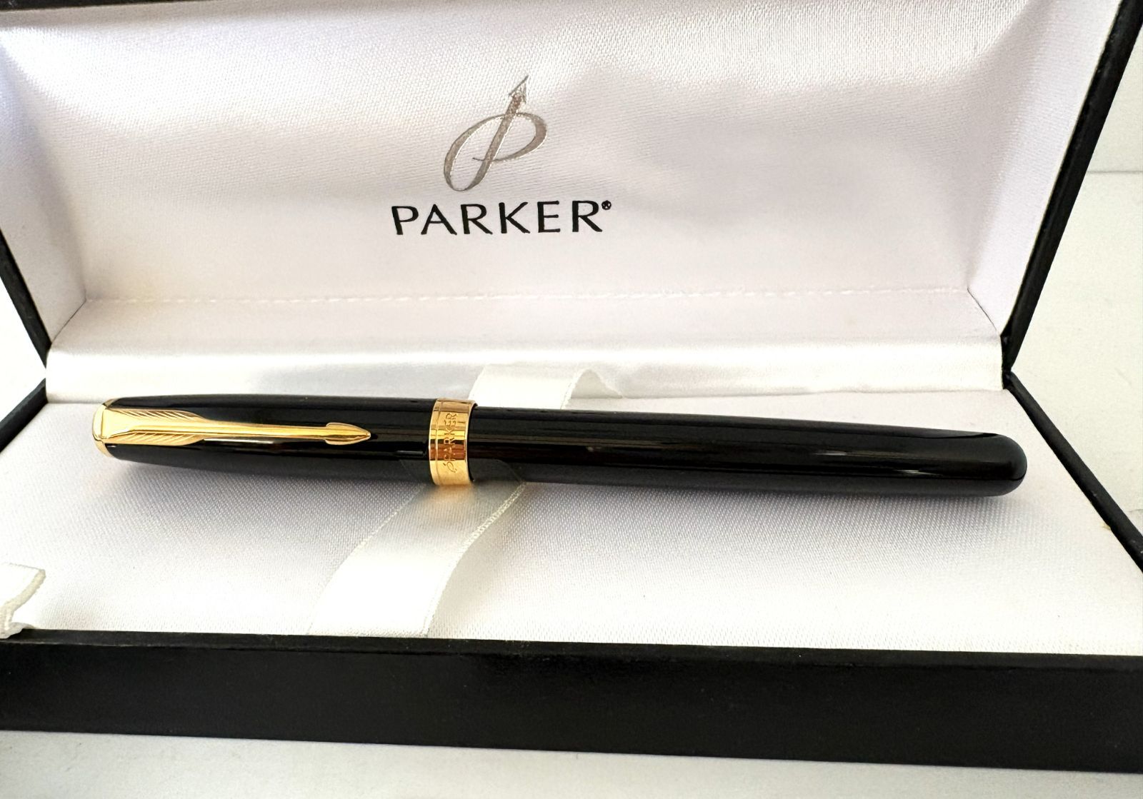 極美品【PARKER・パーカー】万年筆 ペン先 18K 750刻印 替えインク