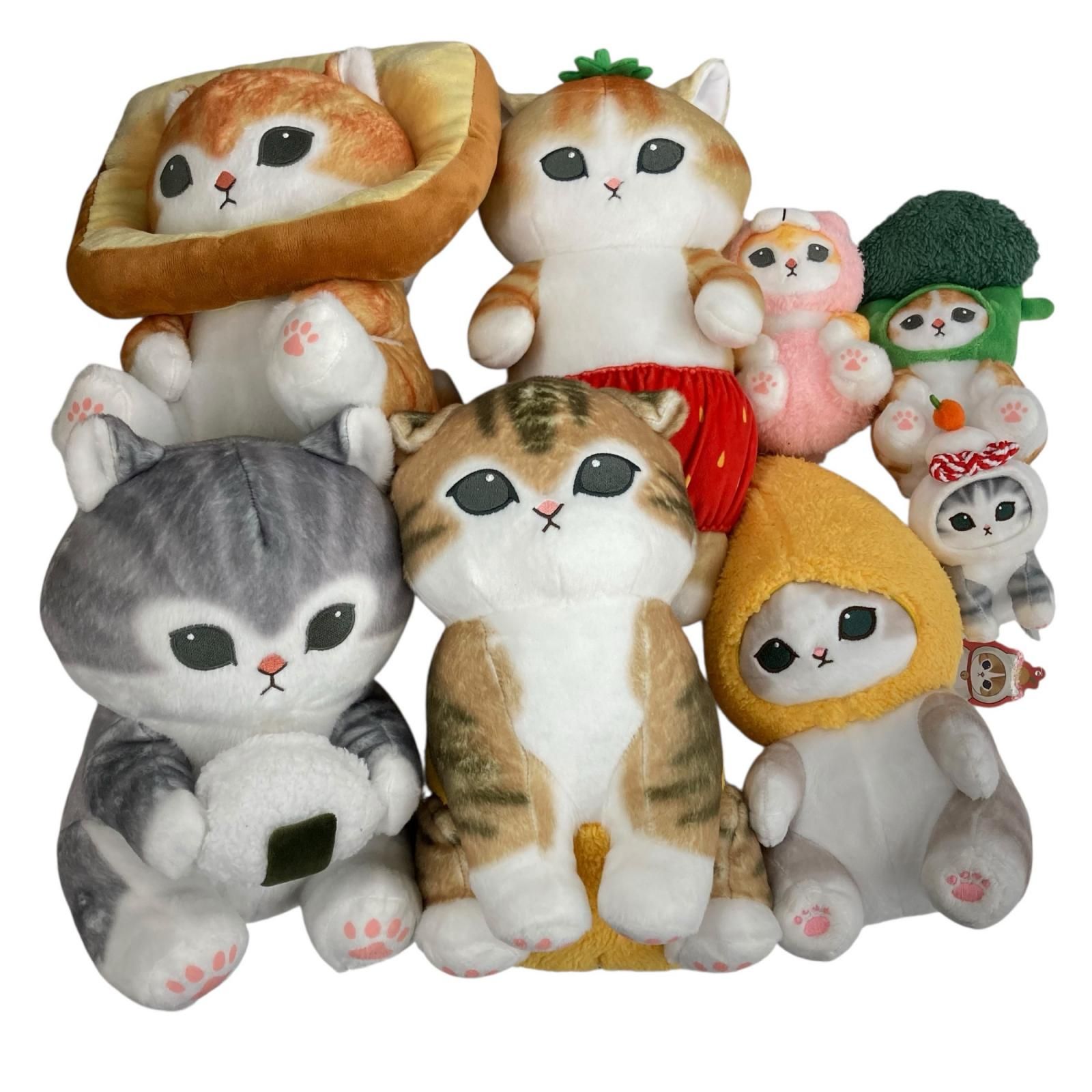 186001 mofusand モフサンド おべんとうにゃん ぬいぐるみ 8点まとめ 