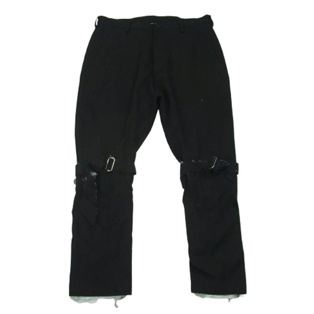 【sulvam】ウールギャバジン サルエルボンテージパンツ ブラック/M sulvam サルバム S0-P52-100 Classic bandage pants クラシック ウール